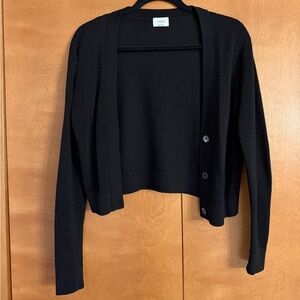 Wilfred - Ripped Black Cardigan